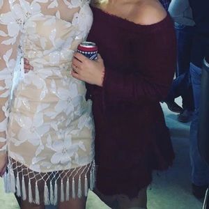 VICI off the shoulder sweater dress